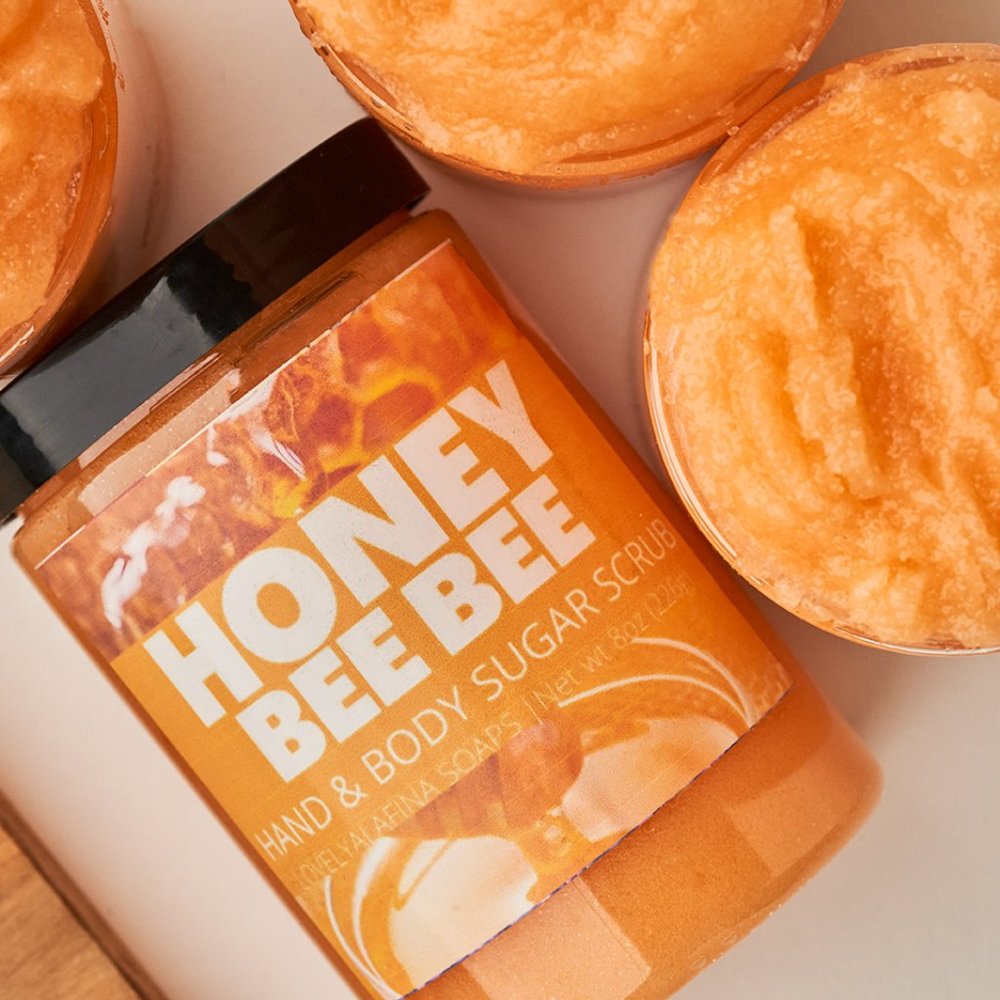 Natural Honey Sugar Exfoliator for Body& Hands